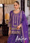 Aafrin Nx By Eba Chinon Embroidery Readymade Suits Wholesale Price In Surat
